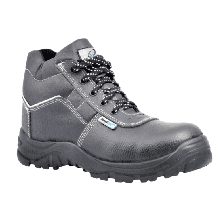 SGB-Leather-Black-Safety-Shoe: Vaultex