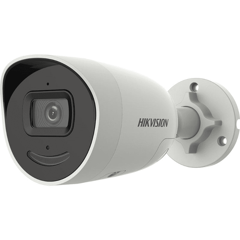 6 MP AcuSense Strobe Light and Audible Warning Fixed Bullet Network Camera: Hikvision