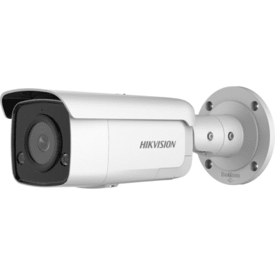 6 MP AcuSense Strobe Light and Audible Warning Fixed Bullet Network Camera(4mm): Hikvision