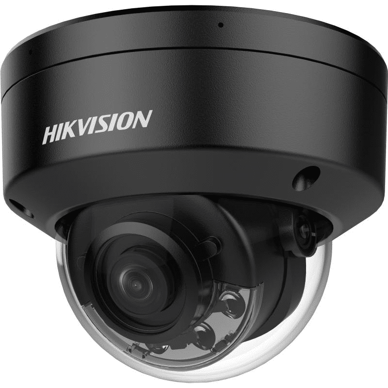 8 MP Smart Hybrid Light with ColorVu Fixed Mini Dome Network Camera: Hikvision-DS-2CD2187G2H-LISU(2.8mm)/eF/O-STD/BLACK