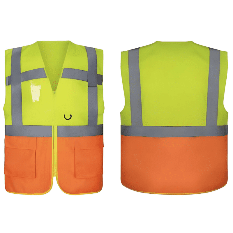 DAS-Executive-Fabric-Vest-with-4 Pockets: Vaultex
