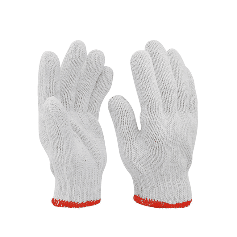 Red-Cotton-Gloves: Safety-First