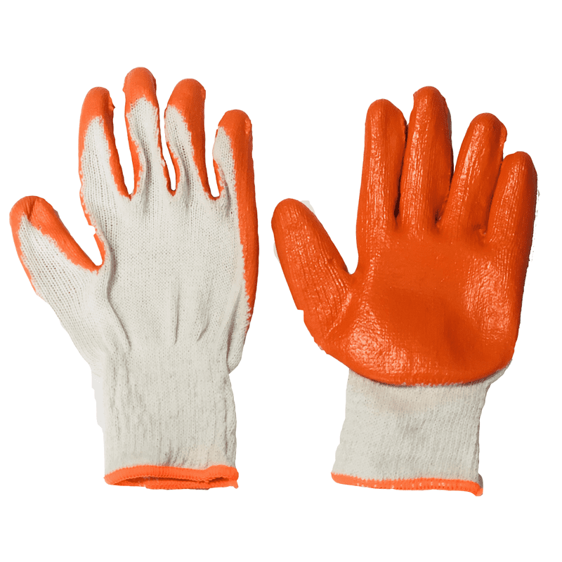 Orange-Cotton-Safety-Gloves-Latex-Coated:-Safety-First