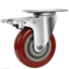 (200x50) DOUBLE BRAKE CASTOR WHEEL PVC