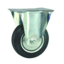 (250x50) FIXED CASTOR WHEEL RUBBER+STEEL