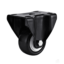 (125x32) FIXED CASTOR WHEEL BLACK