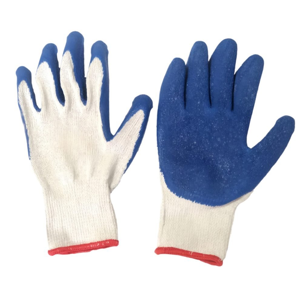 Latex-Coated-Cotton-Safety-Gloves: Safety First