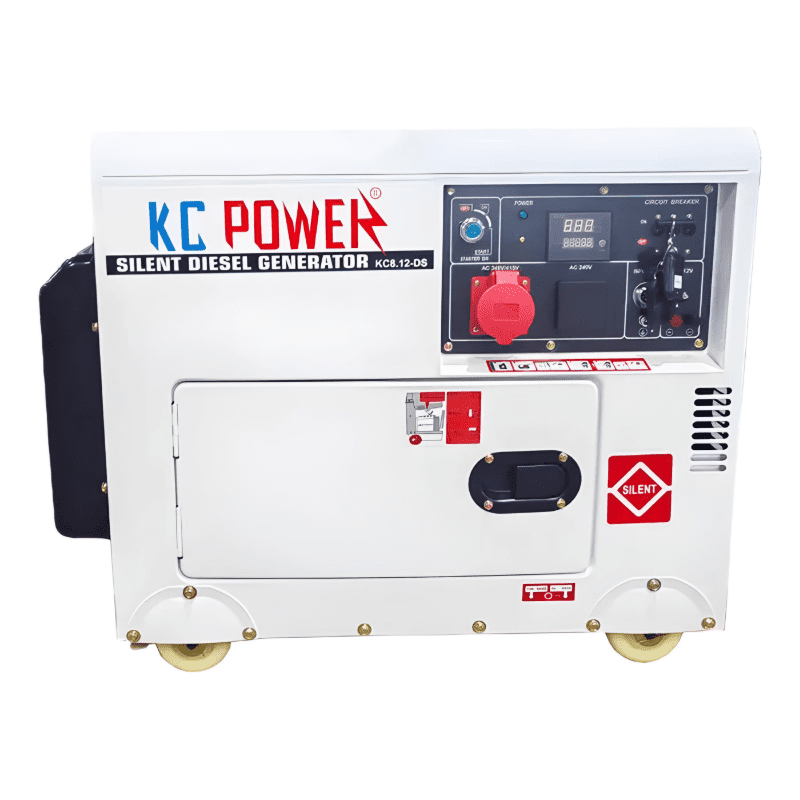 8.12 KVA Diesel Generator (Silent Type),3-Phase 240/415V-60 HZ,ATS connector,-KC POWER