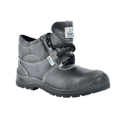 SG6-Leather-Black-Safety-Shoes: Vaultex