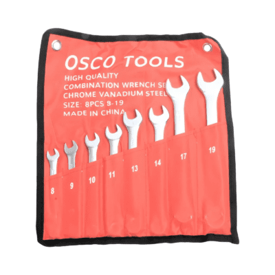 8-19mm Combination Spanner Set 8 Pcs 010090: Osco