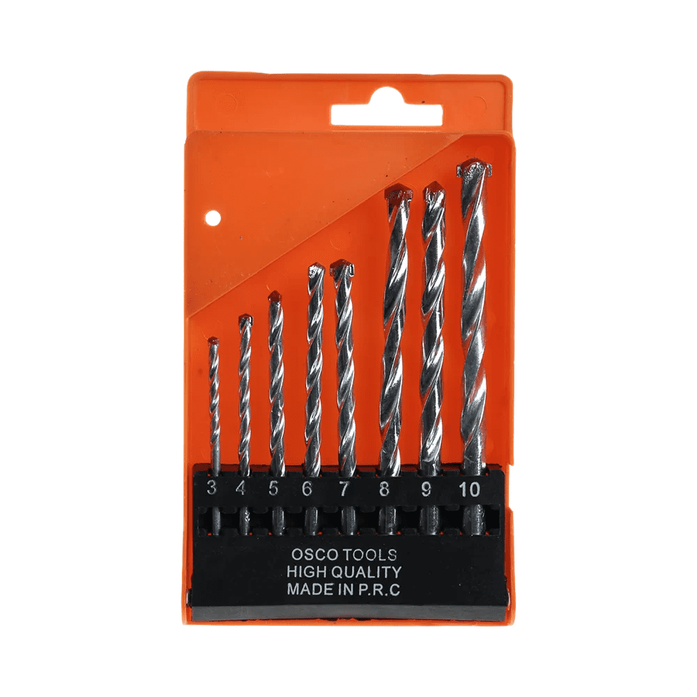 8PCS-Masonry-Drill-Bits-Set: Osco