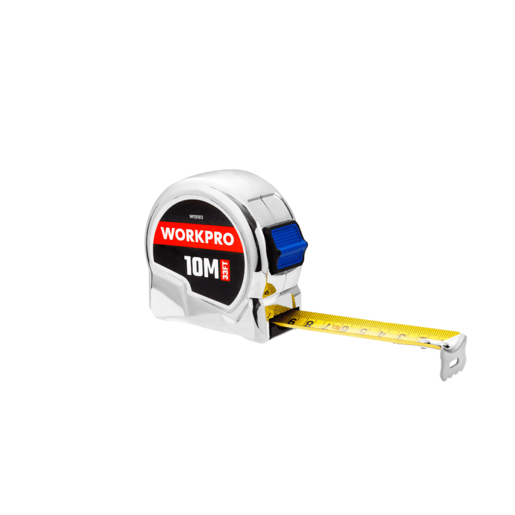 10MTR,25MM, Anti Fragile Chrome Plastic Measuring Tape