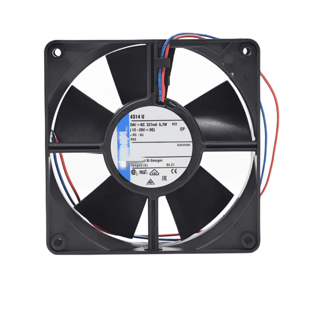 2800rpm 12cm 0.21A Ball Bearing IP68 Waterproof Axial Cooling Fan - 4314U