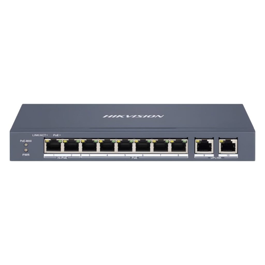 8 Port Fast Ethernet Smart POE Switch-(DS-3E1310HP-EI)