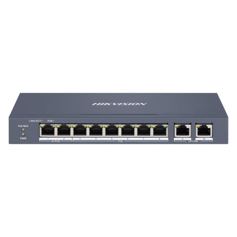 8 Port Fast Ethernet Smart POE Switch-(DS-3E1310HP-EI)