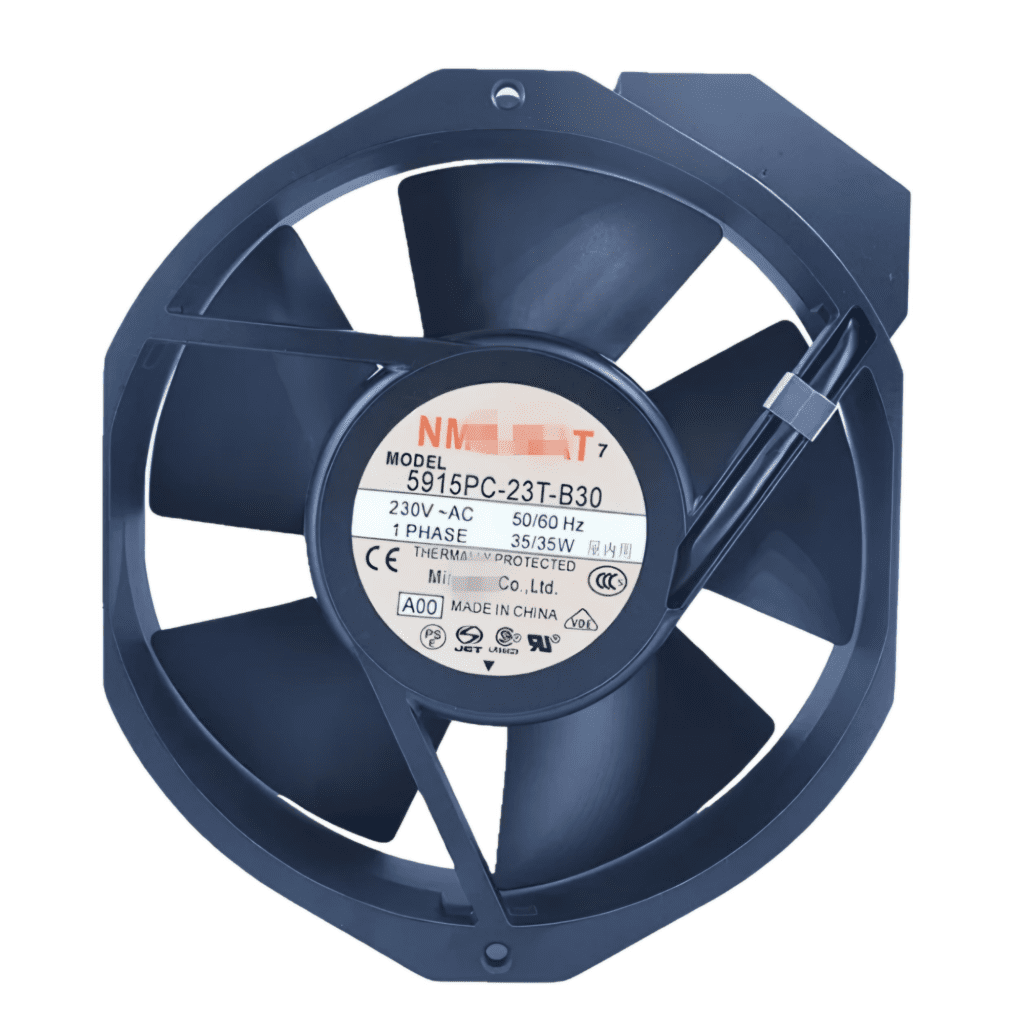 230V Imported Aluminum Frame Fan with Capacitor - 5915PC-23T-B30-A00