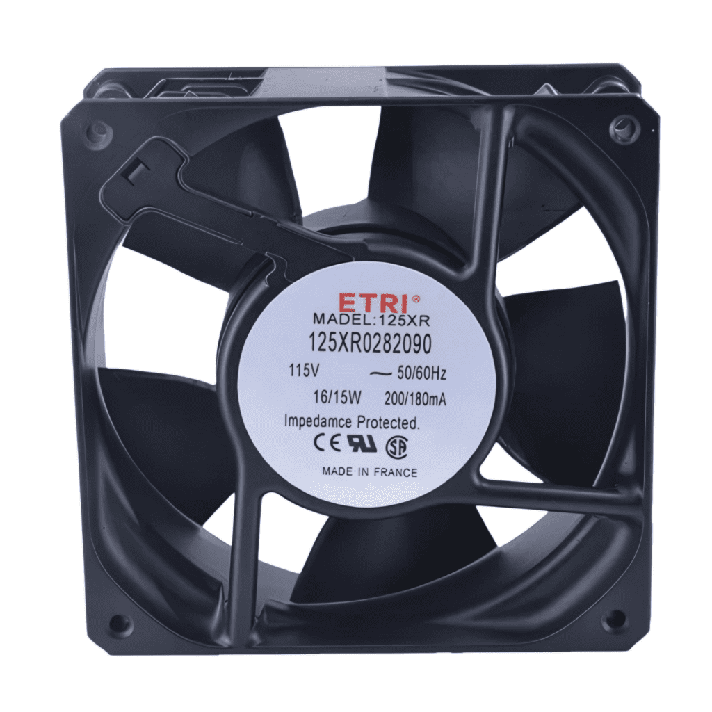 115V French ETRI Aluminum Frame High temperature fan-125XR0282090 125XR0280090