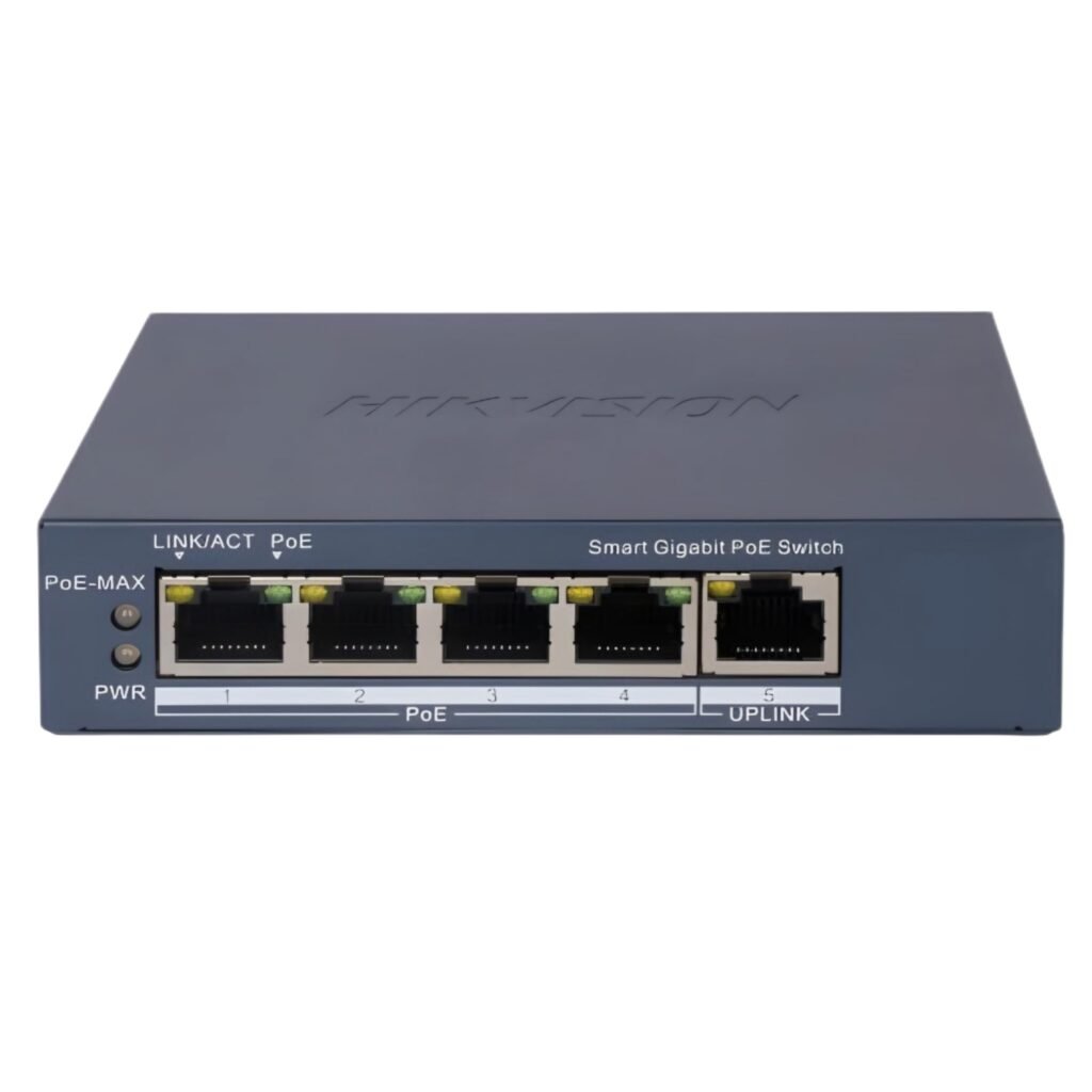 4 Port Gigabit Smart POE Switch-(DS-3E1505P-EI)