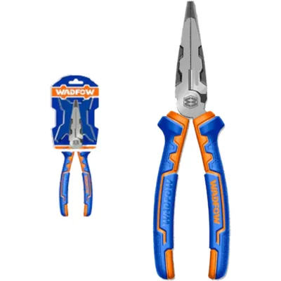 Wadfow WPL2718 High Leverage Long Nose Pliers 8"