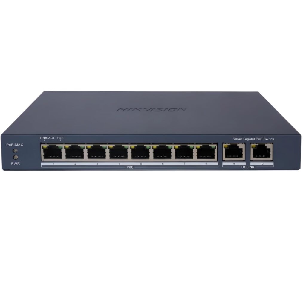 8-Port Gigabit Smart POE Switch-( DS-3E1510P-EI)