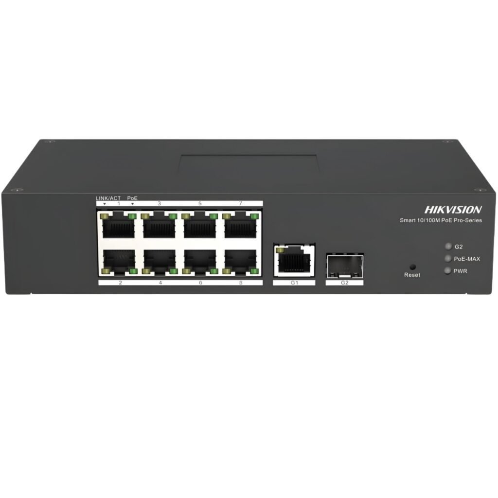 8 Port Fast Ethernet Smart Harsh POE Switch-(DS-3T1310P-SI/HS)