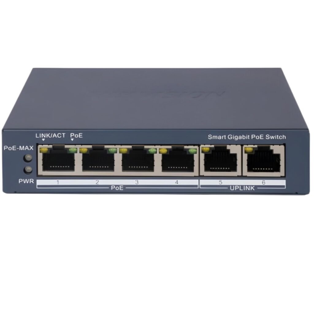 4 Port Gigabit Smart POE Switch-(DS-3E1506P-EI)