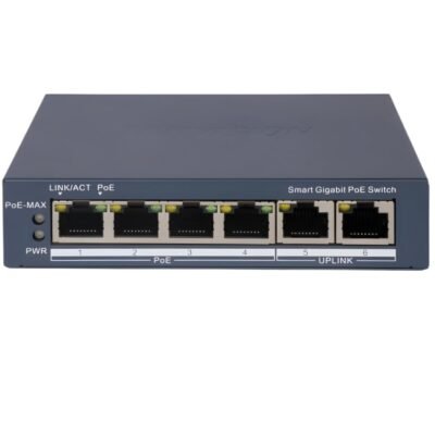 4 Port Gigabit Smart POE Switch-(DS-3E1506P-EI)