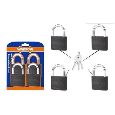 4Pcs Key-Alike Iron Padlock Set
