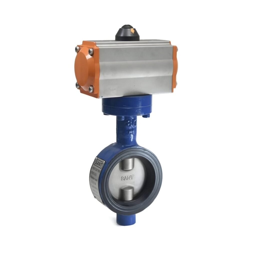 CIBFP C.I. Butterfly Valve With Pneumatic Actuator