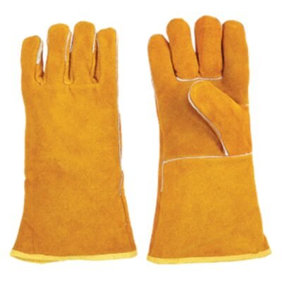 Dyed Split Leather Welder Gloves FEWG13