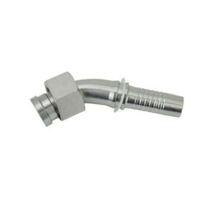 24241-06-06 (11/16" x 16 UNF) 45° ORFS Female Flat Seal Hydraulic Fitting