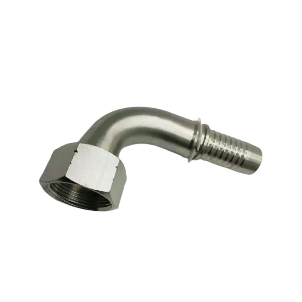 1.7/16" x 12 UNF 90°ORFS Female Flat Seal Hydraulic Fitting (24291-16-16)