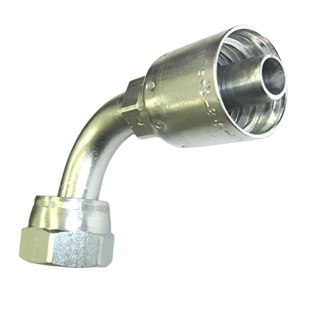 3/4 inch, 90° Elbow Female JIC 37° Swivel Hydraulic Fitting (13943-16-12)