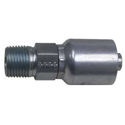 10143-20-20, Male NPTF Pipe - Rigid Crimp Style Hydraulic Hose Fitting