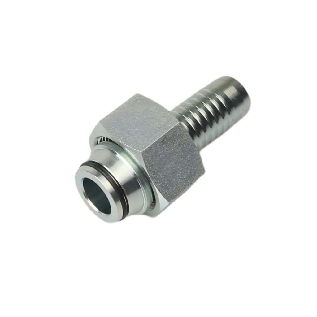 20511-30-10, (M30 x 2.0) Heavy-Duty Metric Female 24° Cone O-Ring Straight Hose Fitting