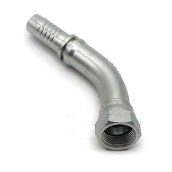 26741-08-08, (3/4" x 16) 45° Elbow Hydraulic Hose Fitting