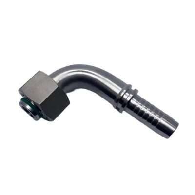 M30 x 2, 90-Degree Bend Female Metric Hydraulic Hose Fitting (20491-30-12)