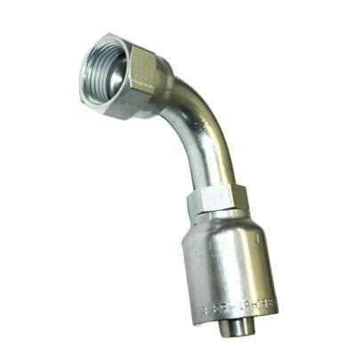 1L943-6-4, 90° Elbow Female JIC 37° Medium Drop Hydraulic Fitting