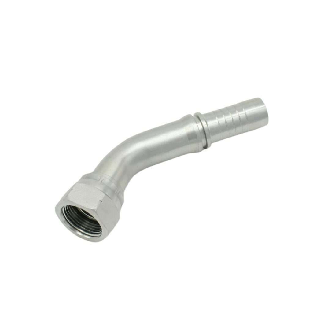 1.1/16" x 12, 45° Elbow Hydraulic Hose Fitting (26741-12-12)