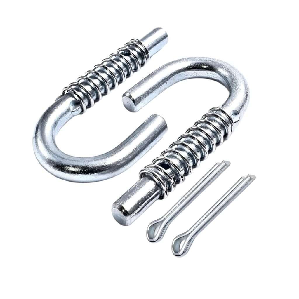 2 Pack Zinc Plated Deck Release Pin & Spring