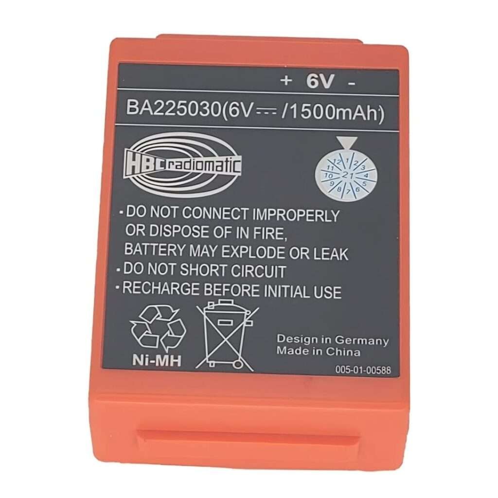 1500mAh 6V NiMH Rechargeable Battery (BA225030)