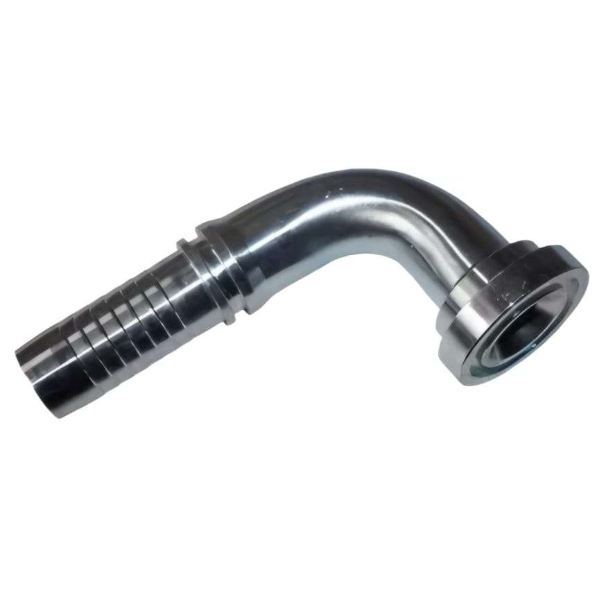 87691-16-16, (1" head x 1" tail) Hydraulic Elbow 90° SAE 6000PSI Flange 87691-16-16, (1" head x 1" tail) Hydraulic Elbow 90° SAE 6000PSI Flange