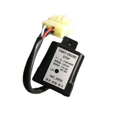 Timer Engine Stop Relay Regulator (21Q6-50500/1501-00252) For Doosan, Daewoo, Hyundai R150-7, R215-7, R225-7