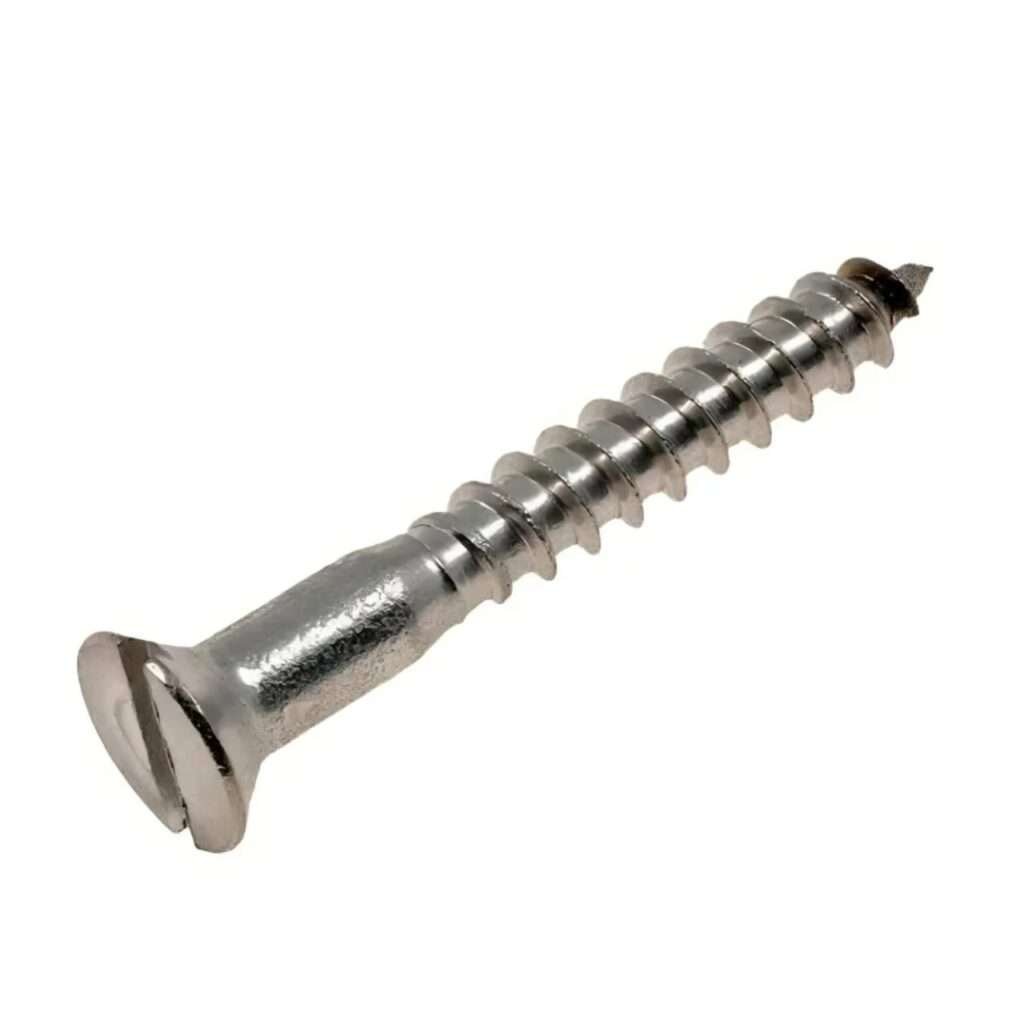 SUS304 DIN97 Slotted Countersunk Head Wood Screws Tapping Screw