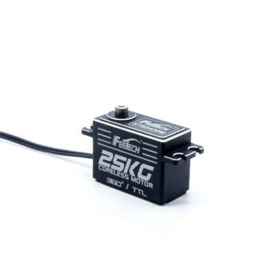 7.4V 25KG Metal Coreless Cup Steel Gear 360 Degree Magnetic Encoding Single Axis TTL Serial Servo