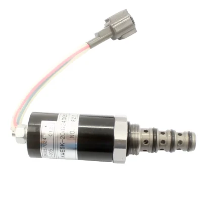 24V (KWE5K-20/G24D05) Hydraulic Pump Solenoid Valve Kato HD820 Excavators