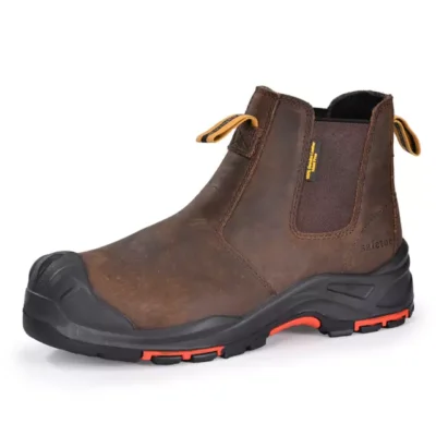 Oil & Gas Resistant Slip On Antistatic ESD Safety Shoes Composite Toe Cap  M-8025NBOK S3 SRC