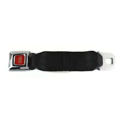 Automotive seat safety belt extender black color 2-Point extender seat belt buckle FEA045A